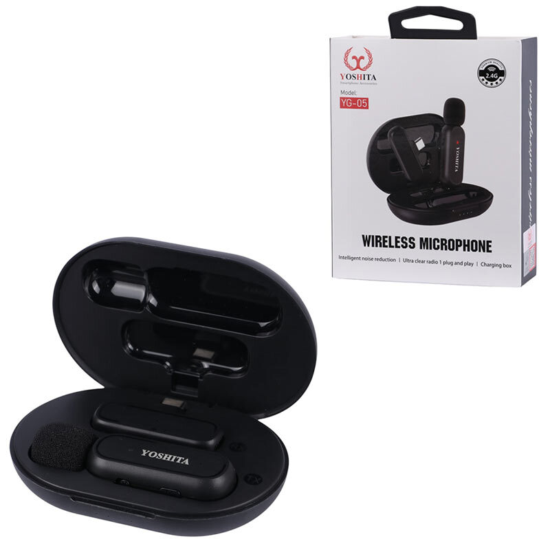 میکروفن یقه ای بی سیم Yoshita YG-05 ایفون
